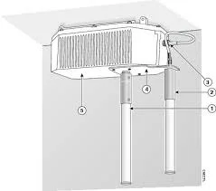 Front panel of Cisco AIR-ANT2480V-N Aironet AIR-ANT2480V-N