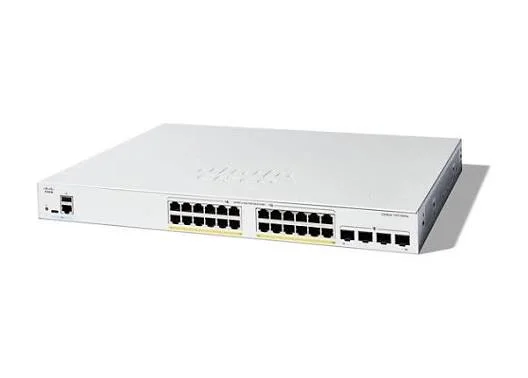 Front panel of Cisco C1200-24FP-4G Catalyst 1200-24FP-4G