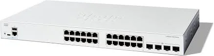Front panel of Cisco C1300-24T-4X Catalyst 1300 Series