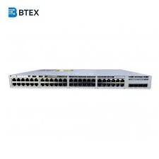 Front panel of Cisco C9200L-48T-4G-A Catalyst 9200L 48-port 1G data-only