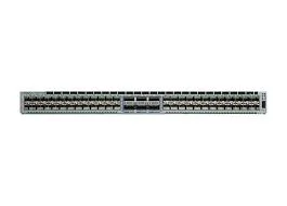 Front panel of Arista DCS-7280SR2-48YC6 7280R2 series 1RU data-center leaf/spine