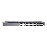Front panel of Juniper EX2500-24F-FB EX2500-24F-FB top-of-rack data center