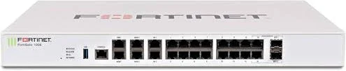 Front panel of Fortinet FG-100E FortiGate 100E next-gen firewall