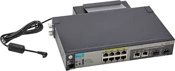 Front panel of HP Aruba J9562A 2915-8G-PoE Switch
