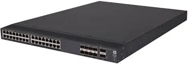 Front panel of HP Aruba JG898A HPE FlexFabric 5700-32XGT-8XG-2QSFP+