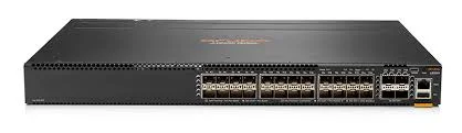 Front panel of HP Aruba JL658A HPE Aruba Networking CX 6300M switch