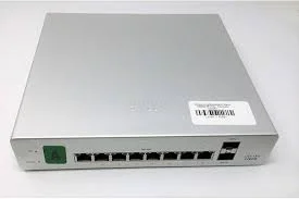Front panel of Meraki MS220-8P-HW Cisco Meraki MS220-8P-HW