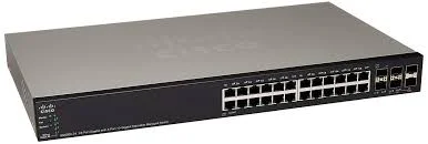 Front panel of Cisco SG500X-24-K9 Small Business 500X Series