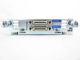 Front panel of Cisco WIC-2A/S WIC-2A/S