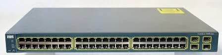 Front panel of Cisco WS-C3560-48TS-S Catalyst 3560 48-port 10/100 + 4 SFP
