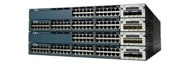 Front panel of Cisco WS-C3560X-48P-L Catalyst 3560-X 48-port Gigabit Ethernet