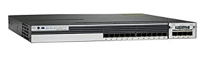 Front panel of Cisco WS-C3750X-12S-E Catalyst 3750-X Series stackable 1RU